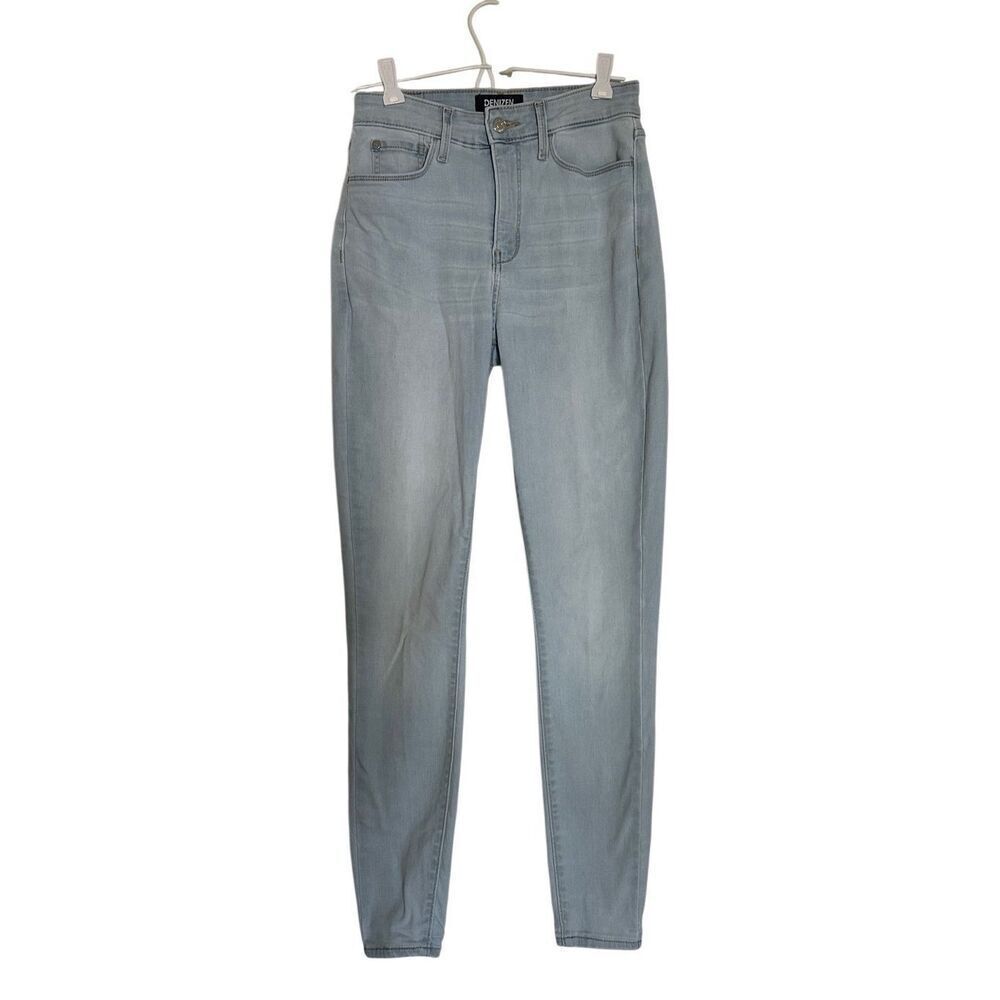 Denizen From Levi's Light Wash Ultra High Rise Super Skinny Jeans Ladies Size 27